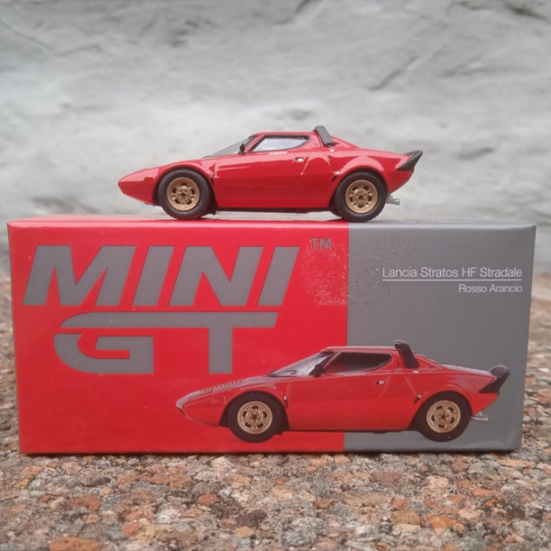 Jual Mini Gt Minigt Lancia Stratos Hf Stradale Merah Rosso Arancio No Shopee Indonesia