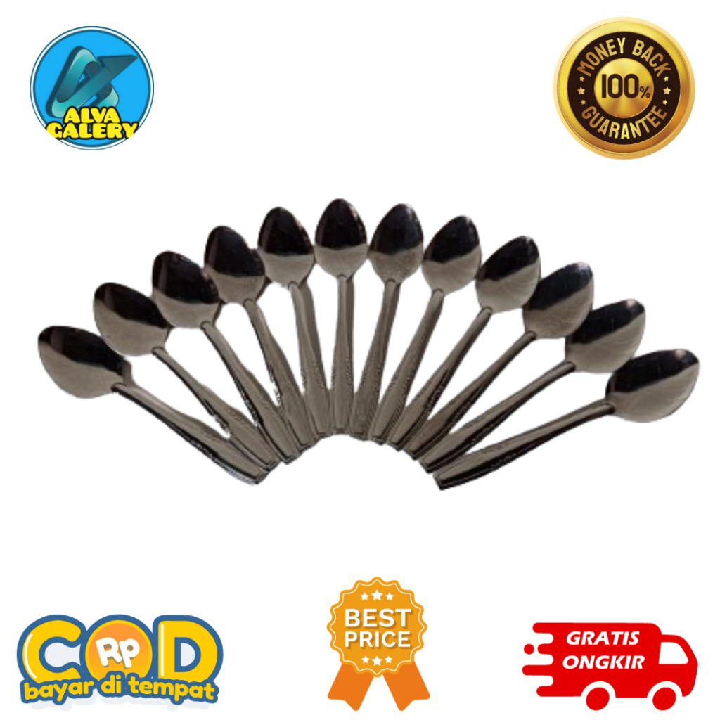 Jual Sendok Makan Stainless Steel, Alat makanm Stainless, Sendok Makan ...
