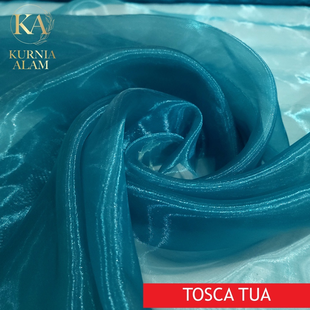 Kain Premium Satin Velvet Organza Soft Tulle Warna Tosca Bahan Kebaya Dress  Gaun Bridesmaid Meteran Per 50cm