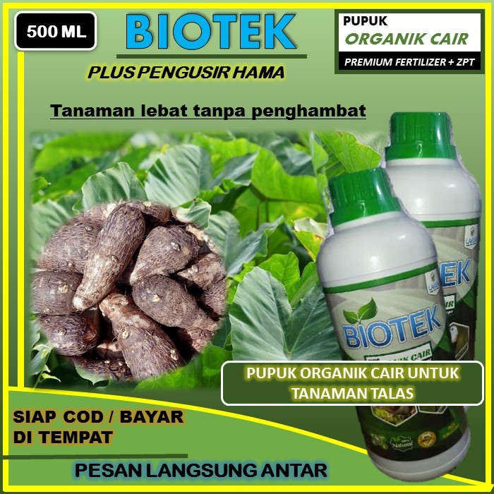 Jual Poc Zpt Biotek Ml Pupuk Terbaik Tanaman Talas Pupuk Organik Paling Bagus Tanaman Talas