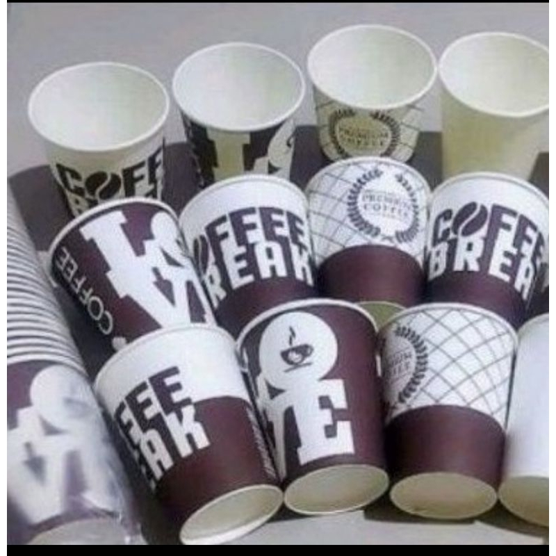 Jual paper cup 9 oz mix/motif (1roll isi 50pcs) | Shopee Indonesia