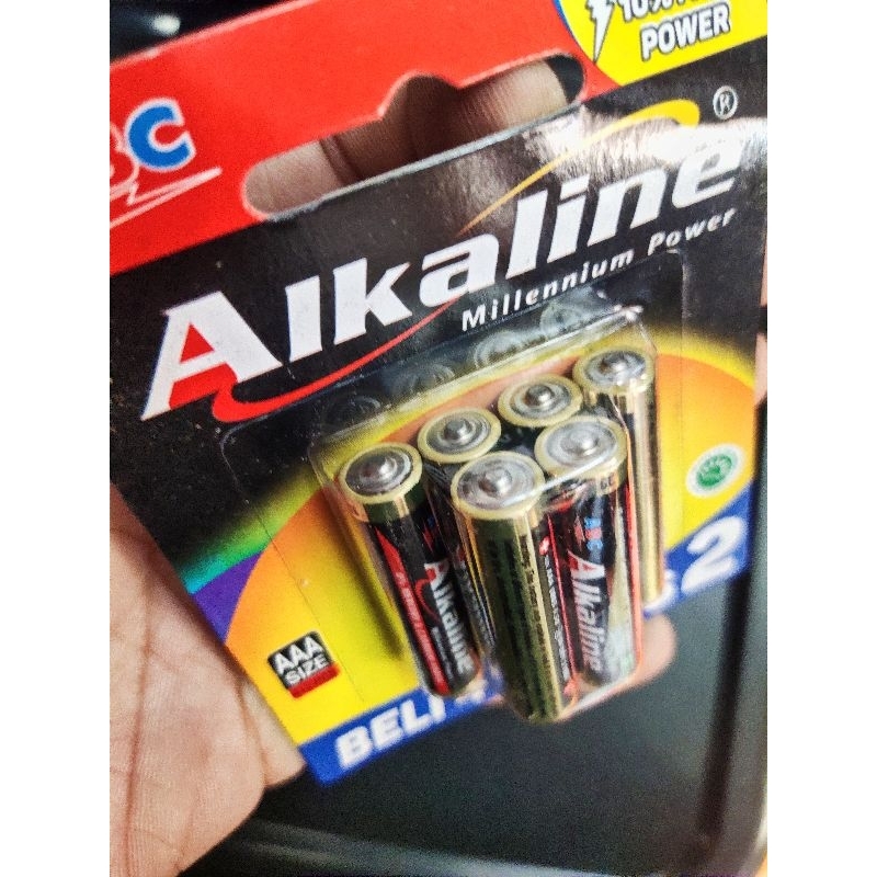 Jual Baterai Abc Alkaline Aaa Beli Gratis Isi Pcs Shopee Indonesia