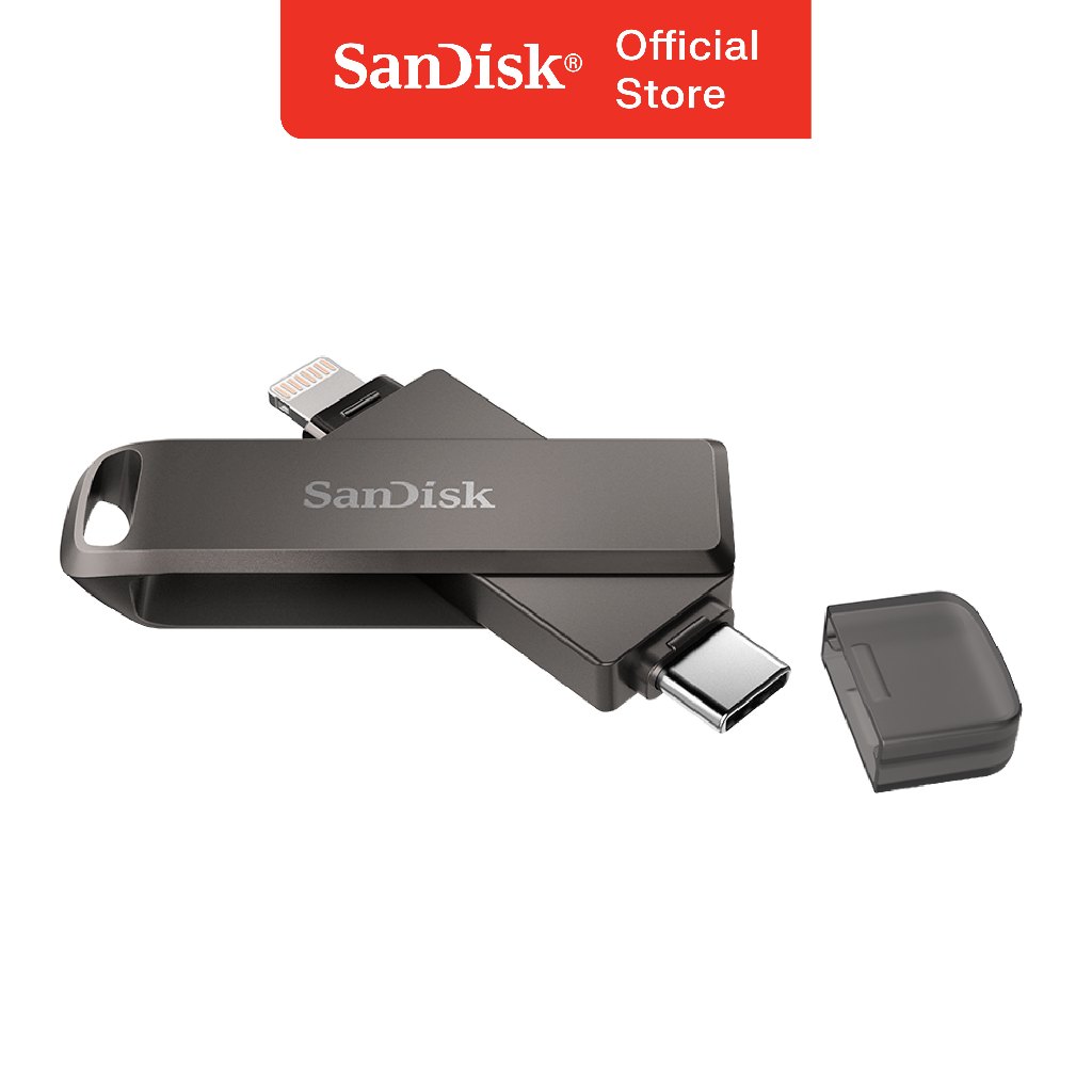Jual Flashdisk OTG Type-C & OTG Lightning 256GB SANDISK iXpand Luxe ...