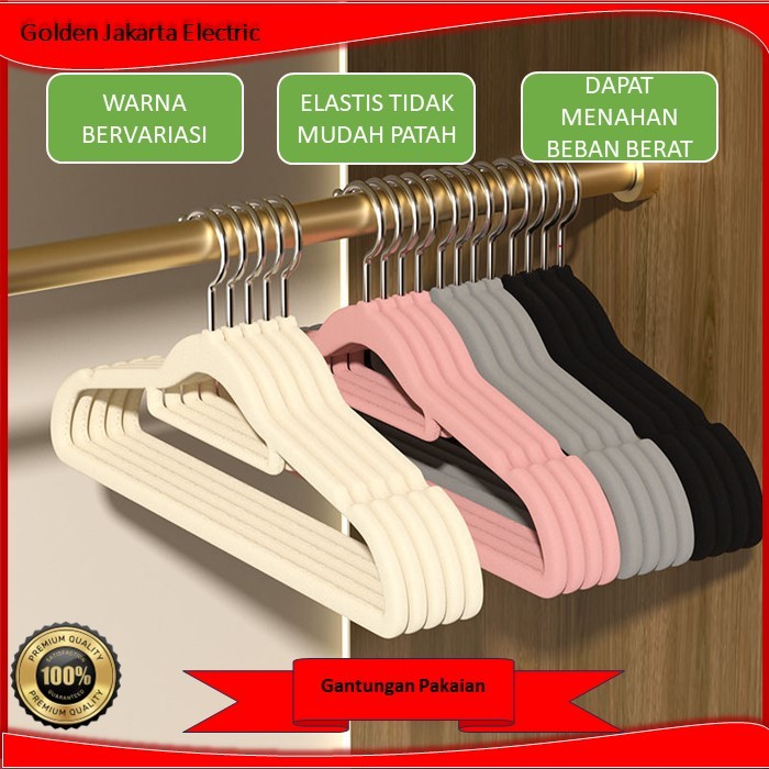 Jual Gantungan Pakaian Minimalis Elastis Hanger Aesthetic Hanger Anti