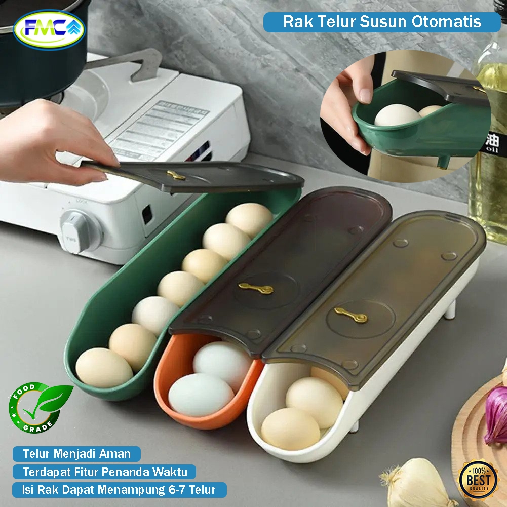 Jual Rak Telur Susun Otomatis Box Penyimpanan Telor Egg Storage Panjang ...