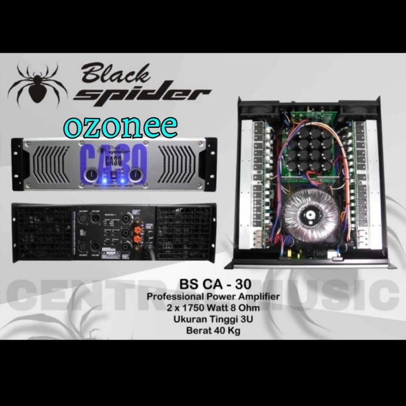 Jual Power Amplifier Black Spider CA 30 CA30 Original Blackspider ...