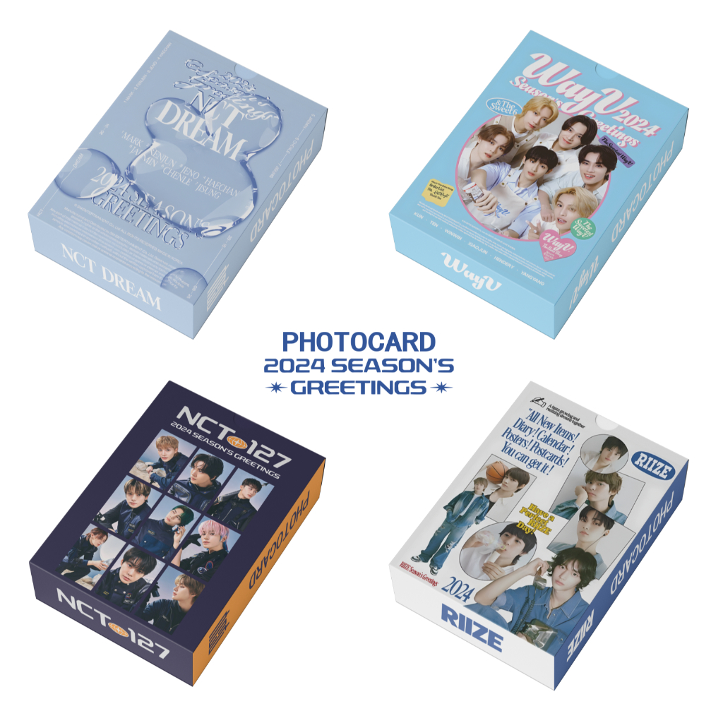 Jual Photocard Season's Greeting 2024 NCT DREAM NCT 127 RIIZE WAYV ...