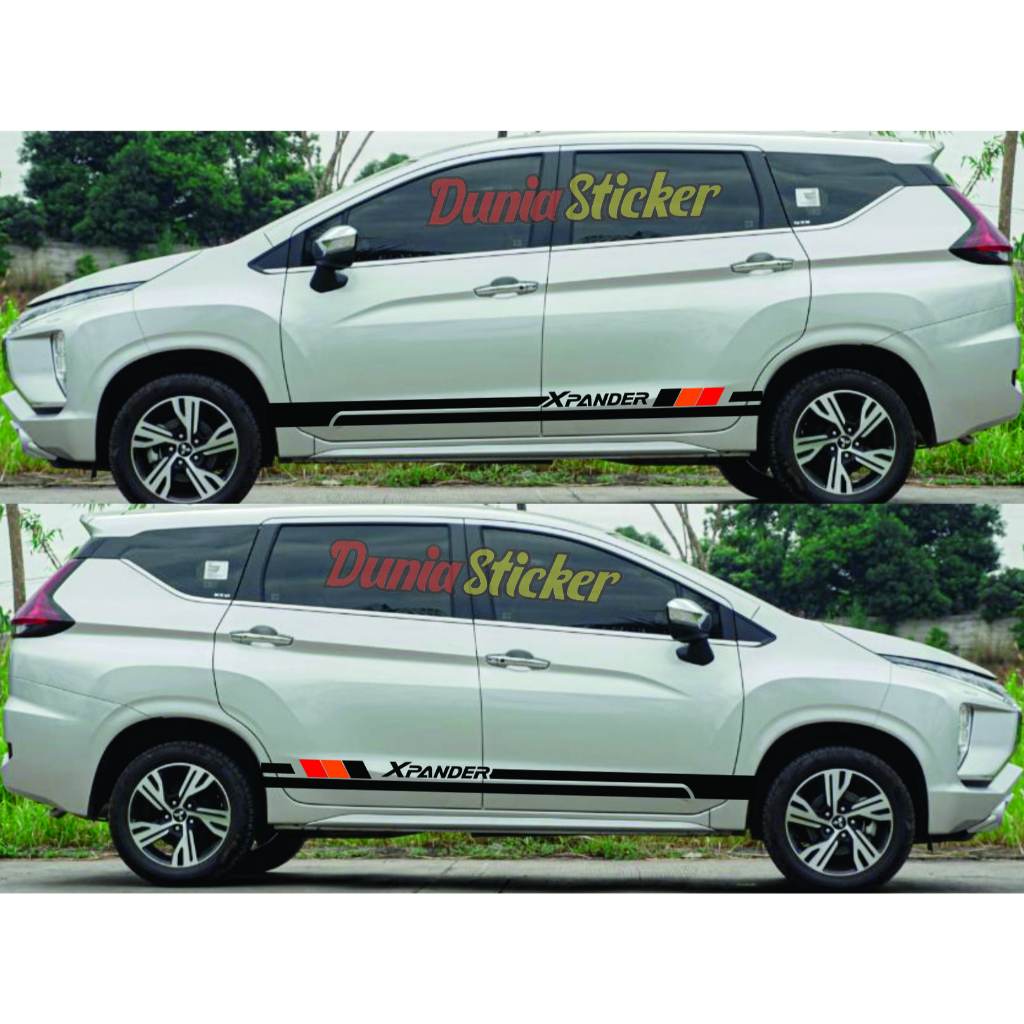 Jual Stiker Cutting Mobil Xpander Stiker List Bodi Mobil Mitsubishi Xpander Shopee Indonesia