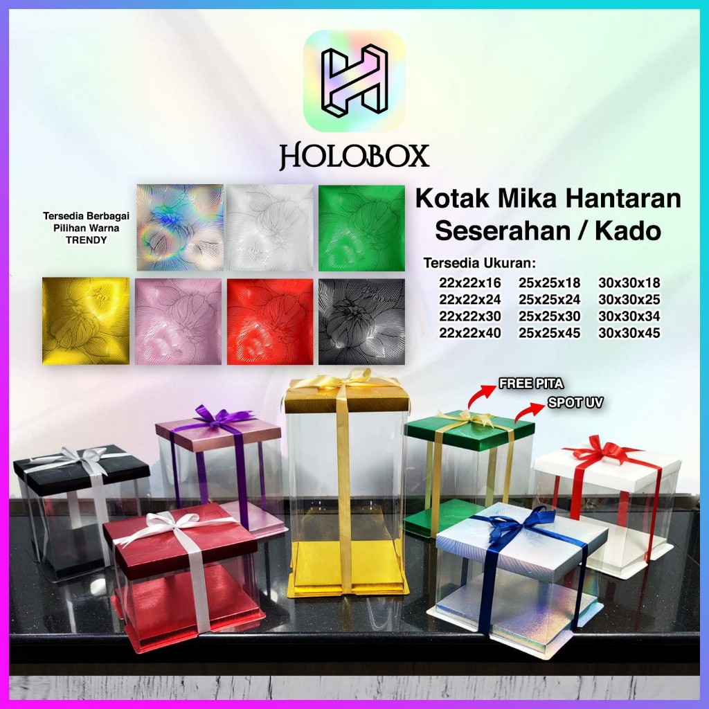 Jual Box Mika Kado / Box Mika Hampers / Box Mika Seserahan / Box Mika ...