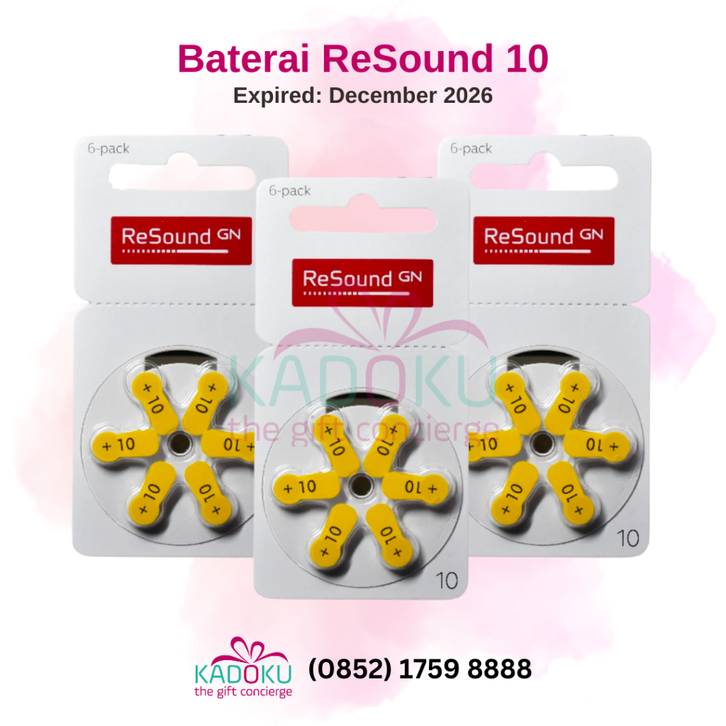 Jual Baterai Alat Bantu Dengar Hearing Aid Battery Resound