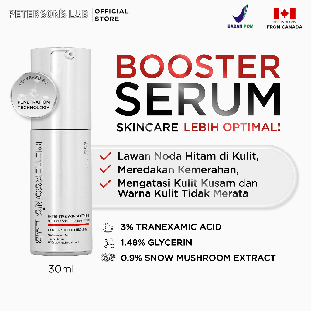 Jual Peterson's Lab Booster Serum Intensive Skin Soothing and Dark