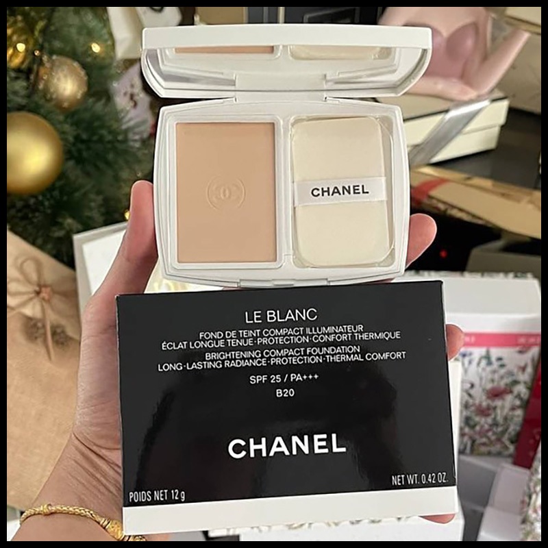 ファンデーション CHANEL LE BLANC B20 SPF25 12g Chanel Le Blanc Brightening Compact Foundation Refill B20