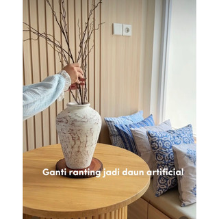 Jual Vas bunga aesthetic hiasan ruang tamu 30 cm | Shopee Indonesia