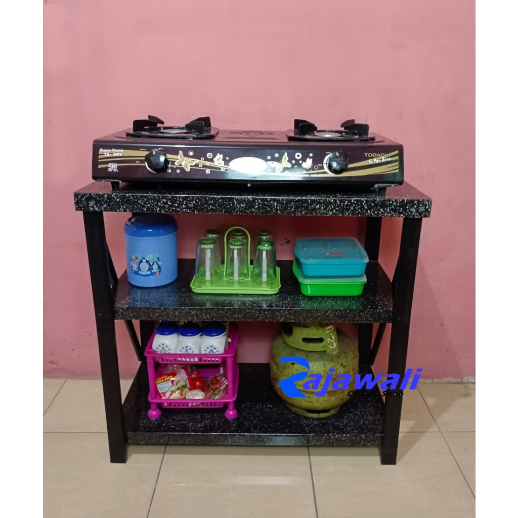 Jual Meja Kompor 2 Tungku Rak Kompor Dapur Meja Kompor Gas | Shopee ...