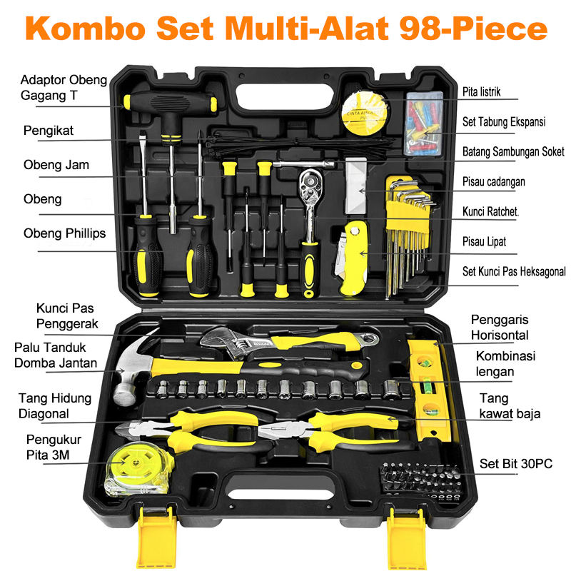 Jual Mantap Qualities Krisbow Yang Sama Tool Kit Set Pcs Kunci