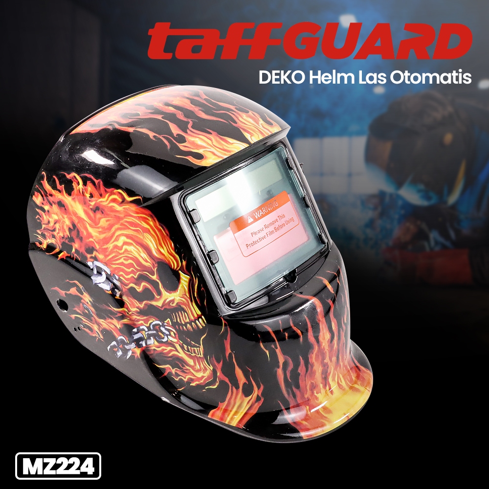 Jual Helm Las otomatis Taffguard automatic welding helmet - helm las ...