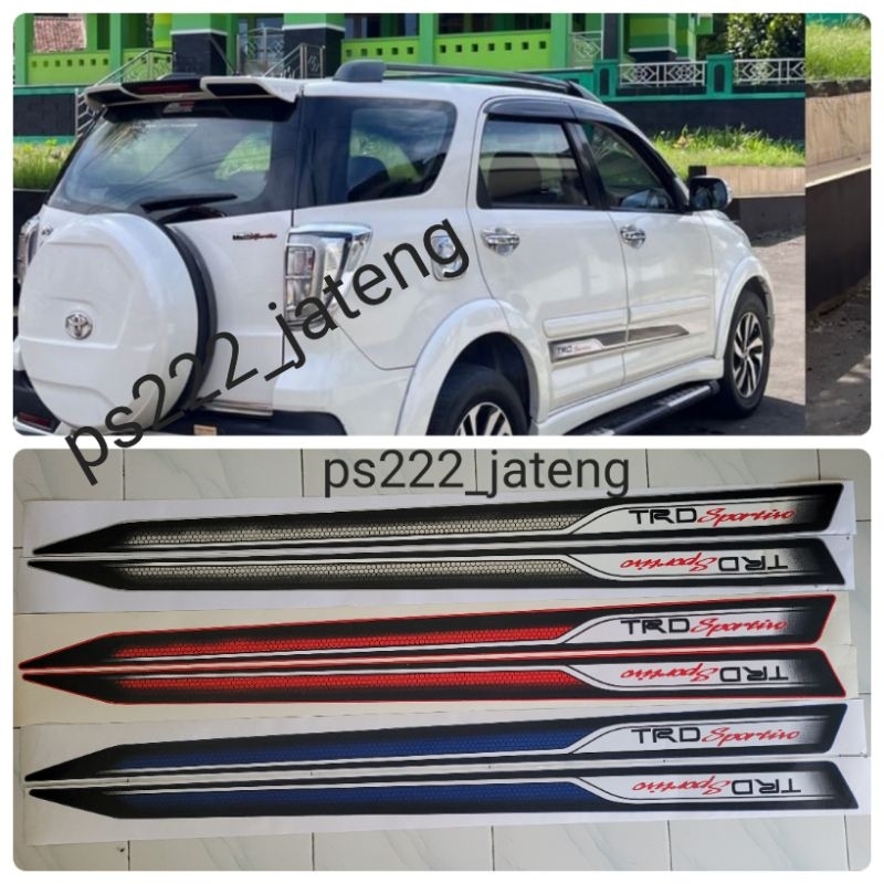 Jual Sticker Stiker Trd Sportivo Rush Stiker Trd Rush Shopee Indonesia