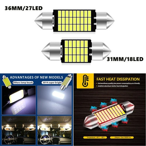 Jual LED PLAFON CANBUS ULTRA BRIGHT 18 LED 27 LED | Shopee Indonesia