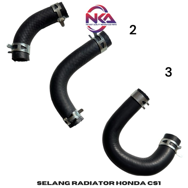 Jual selang radiator cs 1 bonus kleman full set 3pcs pnp sonic | Shopee ...