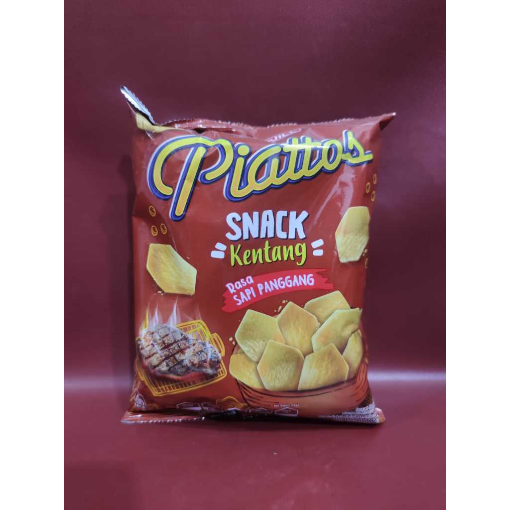 Jual Piattos Sapi Panggang 70gr - Kerupuk Kentang Piattos Bbq | Shopee ...