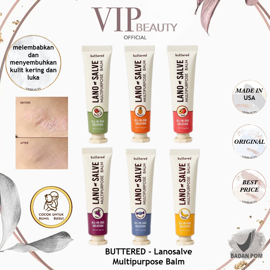 Jual BUTTERED - Lanosalve Multipurpose Balm (Scented) / Solusi Kulit ...