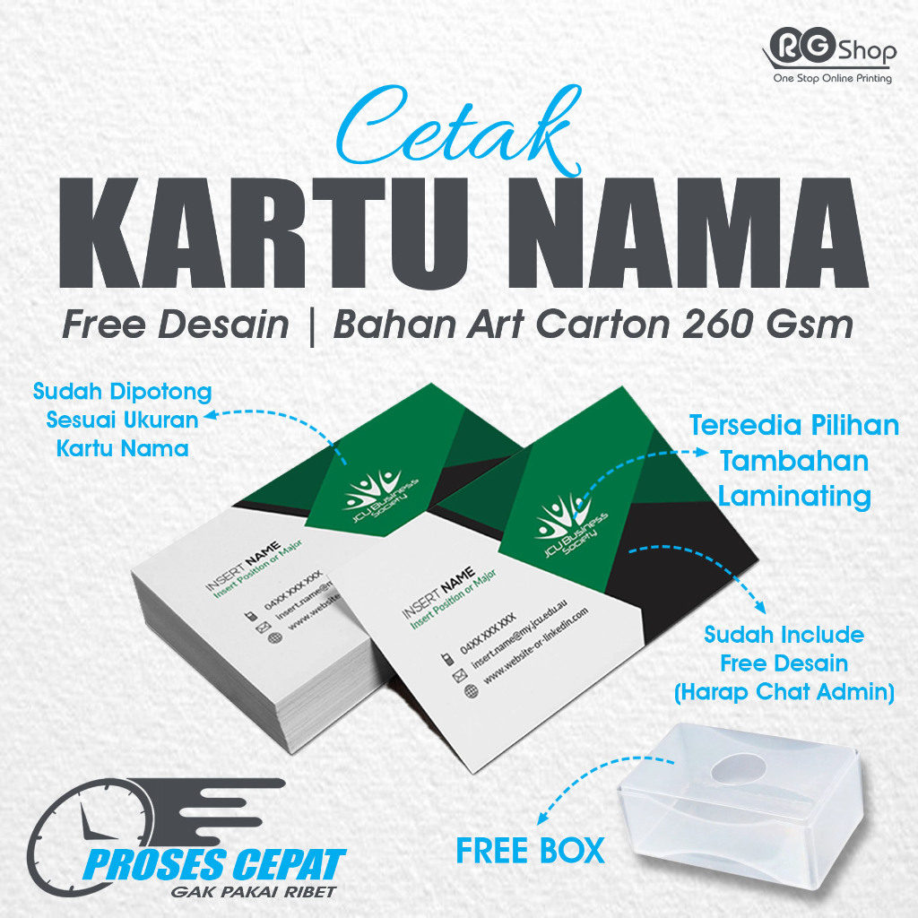 Jual CETAK KARTU NAMA CUSTOM NAME CARD CUSTOM Shopee Indonesia