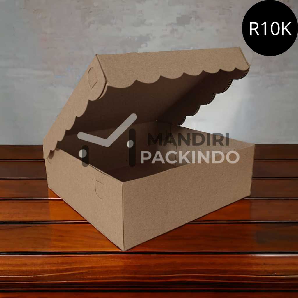 Jual Dus Kotak Nasi Renda 20 X 20 Box Kraft Renda R10k Non Laminasi Perpack Isi 50 Box Kraft 1401