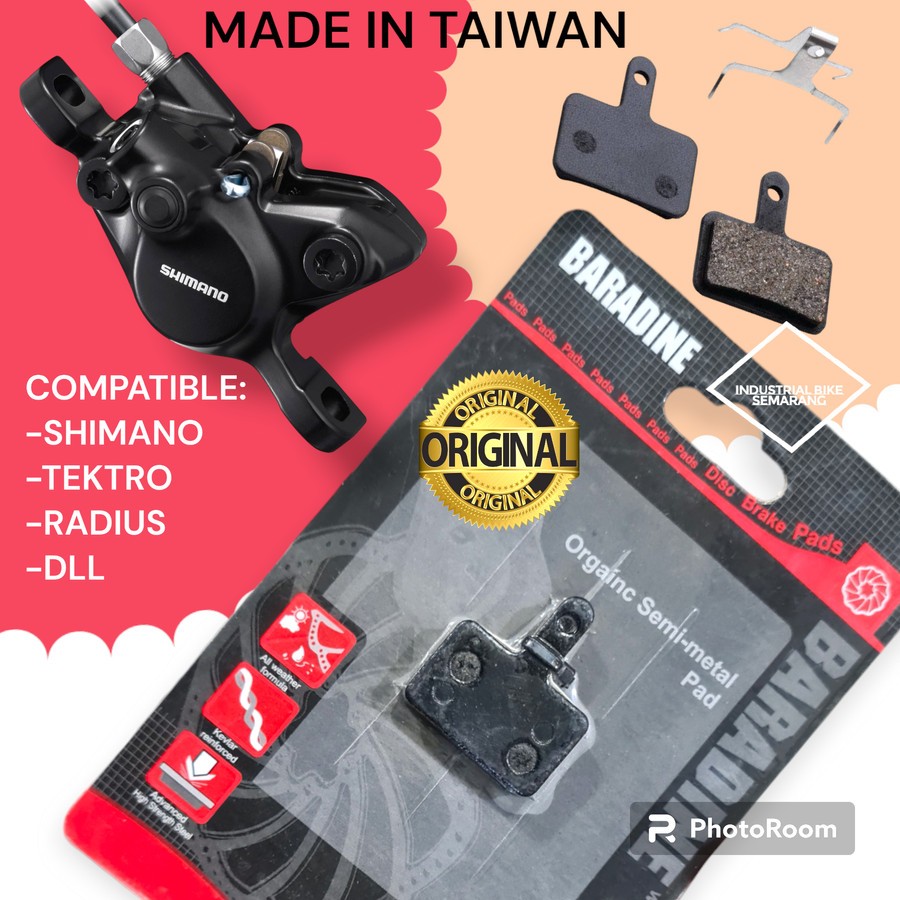 Jual Kampas rem sepeda hidrolik oli kanan kiri model kotak baradine ...