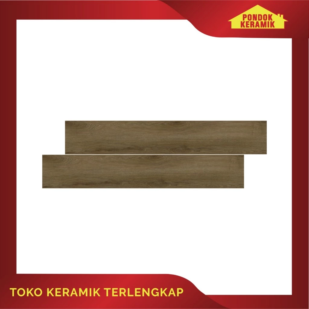 Vinyl Lantai 3 mm Motif Kayu Alvera Classic Tobacco 15,24 x 91,44