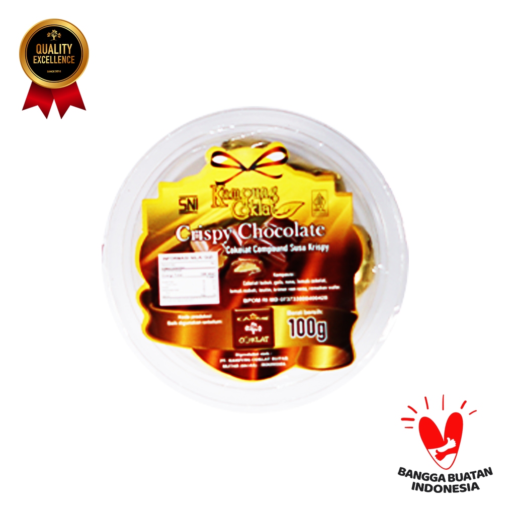 Jual COKELAT CUP 100 GRAM (ORIGINAL, CRISPY) - KAMPUNG COKLAT | Shopee