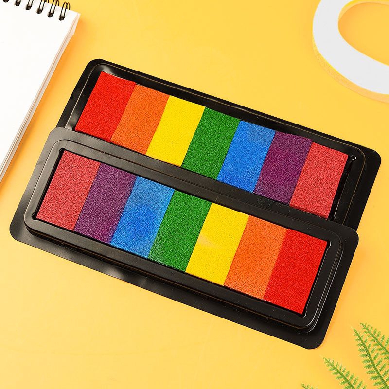 Jual CAP STEMPEL BESAR UNTUK ANAK BERMAIN SENSORY PLAY / HAND STAMP PAD