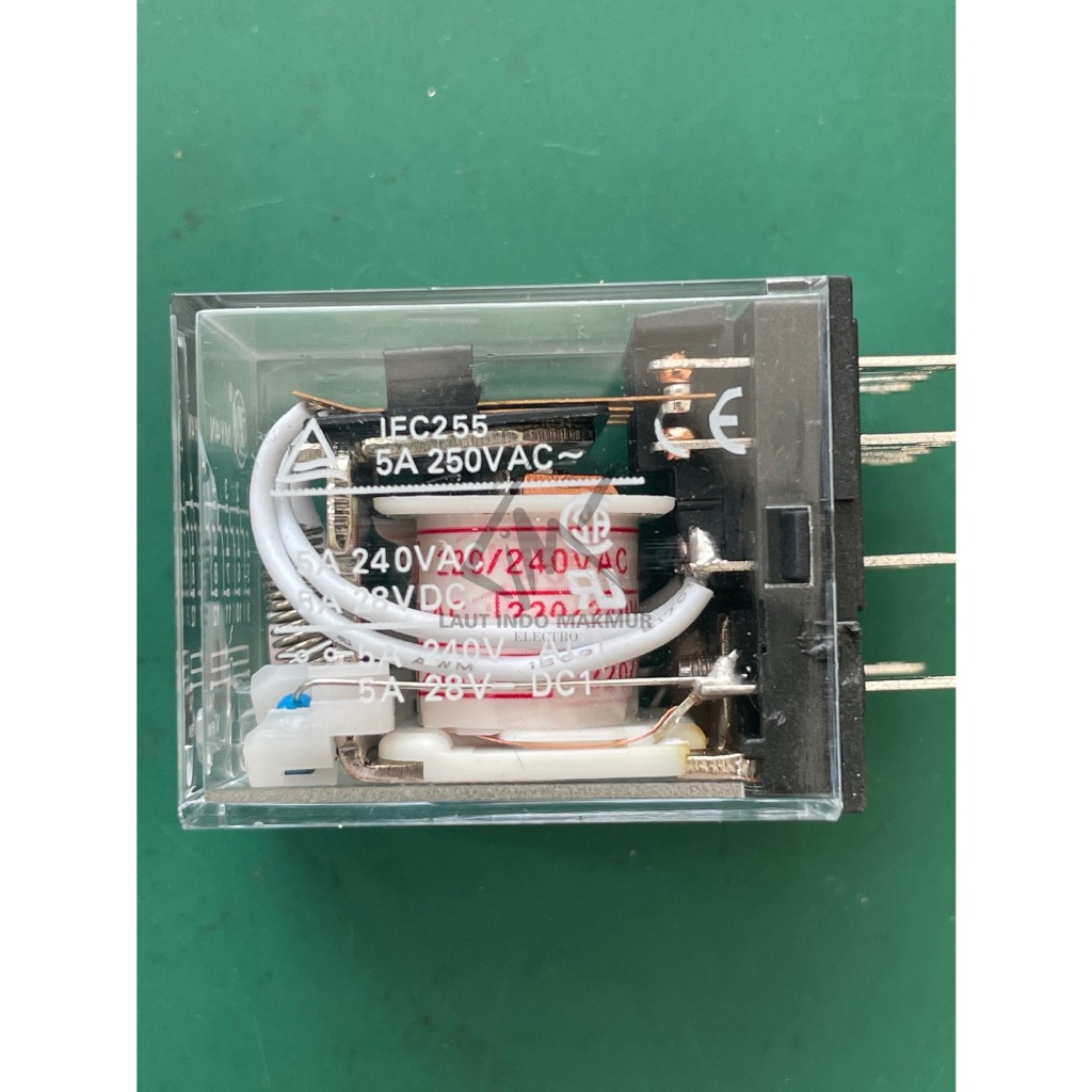 Jual RELAY MY4N 220V MERK ZN RELAY MY4 N 220VOLT RILAY 220VAC MY4P ups ...