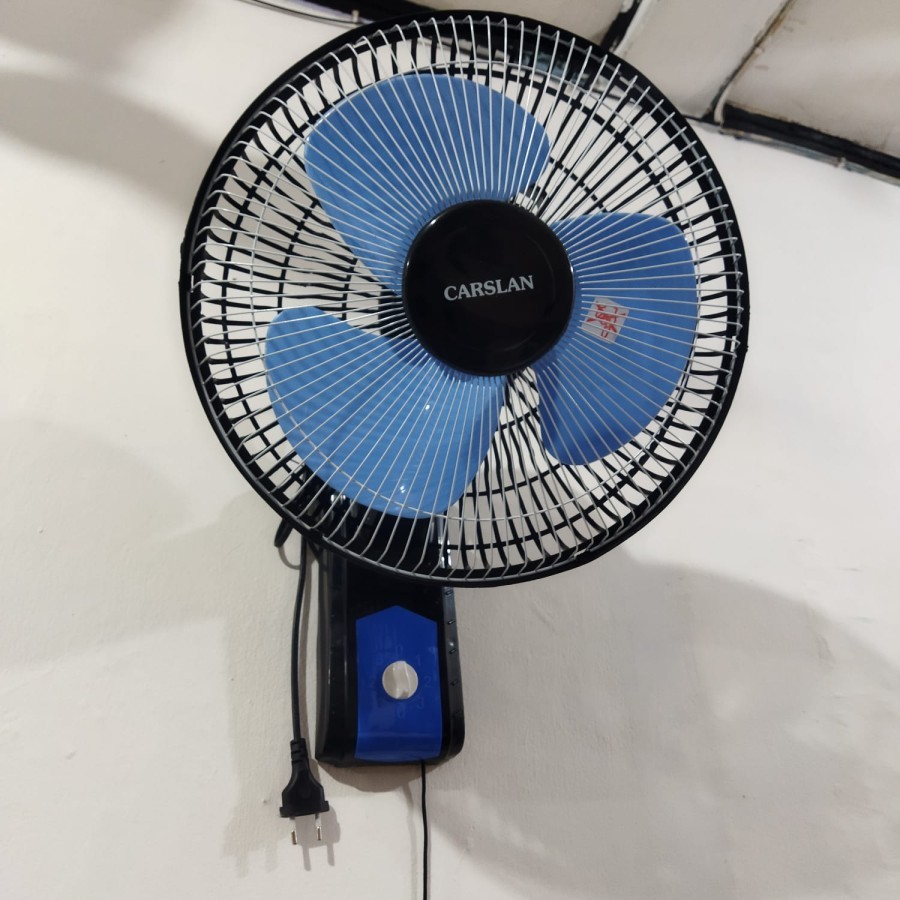 Jual Kipas Angin Tempel Dinding Tembok Wall Fan Carslan 12 Inch Shopee Indonesia 6087