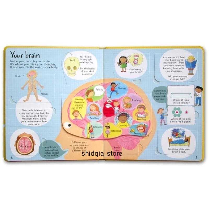 Jual Usborne LOOK INSIDE YOUR BODY Buku Impor edukasi anak Pengenalan ...
