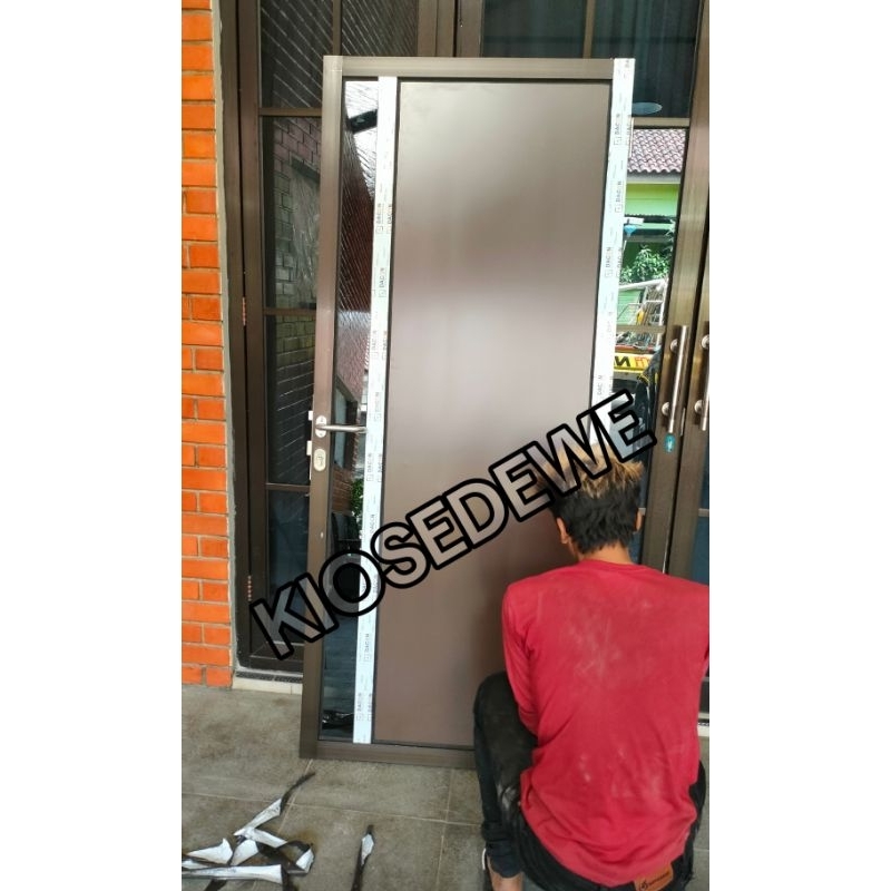 Jual PINTU ALUMINIUM KUSEN + PINTU ALUMINIUM PINTU ALUMUNIUM UNTUK
