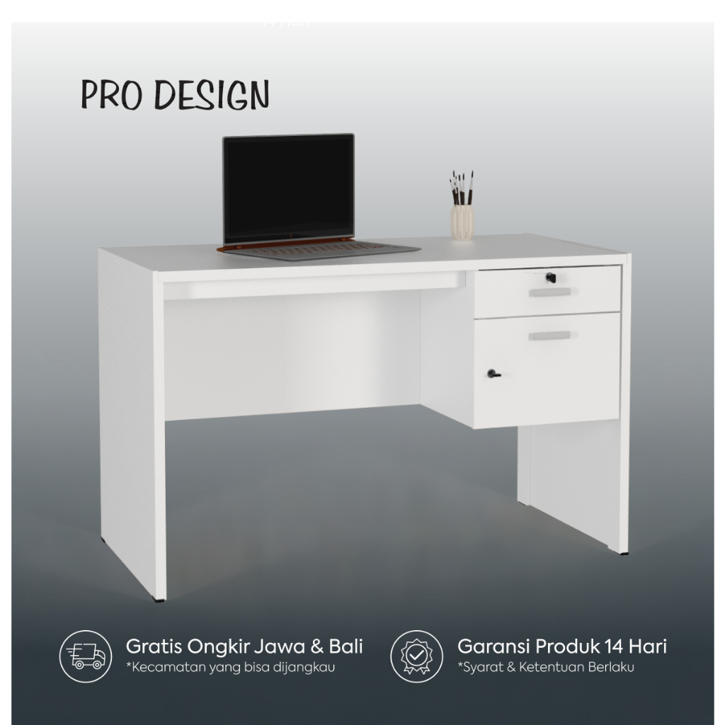 Jual Pro Design Volta VODK 120 Meja Kerja / Meja Kantor | Shopee Indonesia