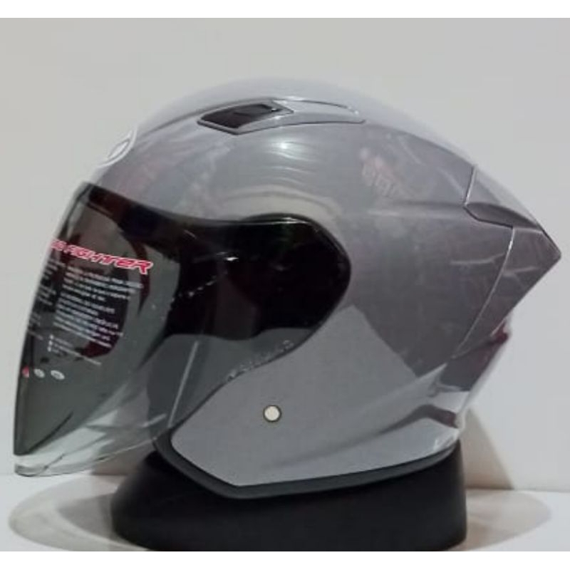 Jual Helm NHK R1 MAX SOLID BLACK,WHITE,GREYY DOF 100%ORIGINAL HELM ...