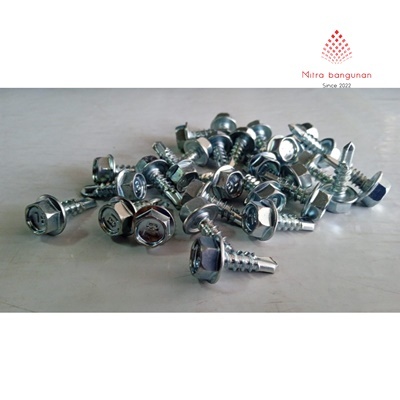 Jual MB-Baut Roofing Rufing Rofing Baja Ringan 10x16 10 x 19mm 100Pcs ...