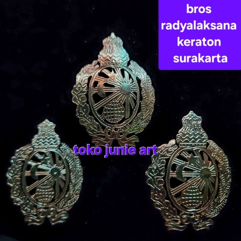 Jual Pin Bros Beskap Keraton Solo Aksesoris Busana Adat Jawa Beskap