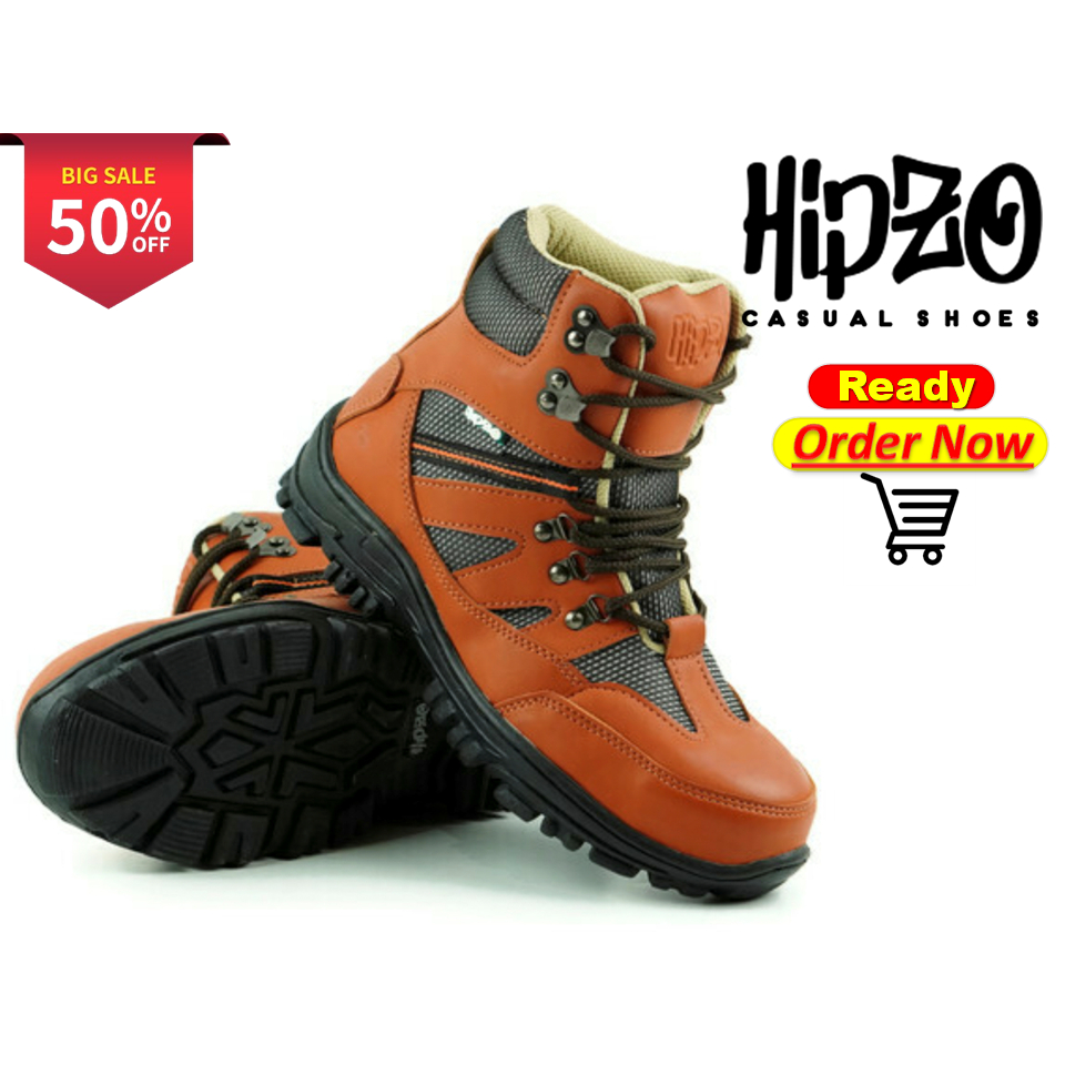 Jual Sepatu Safety Hipzo M Septatu Boots Kerja Sepatu Proyek Besi