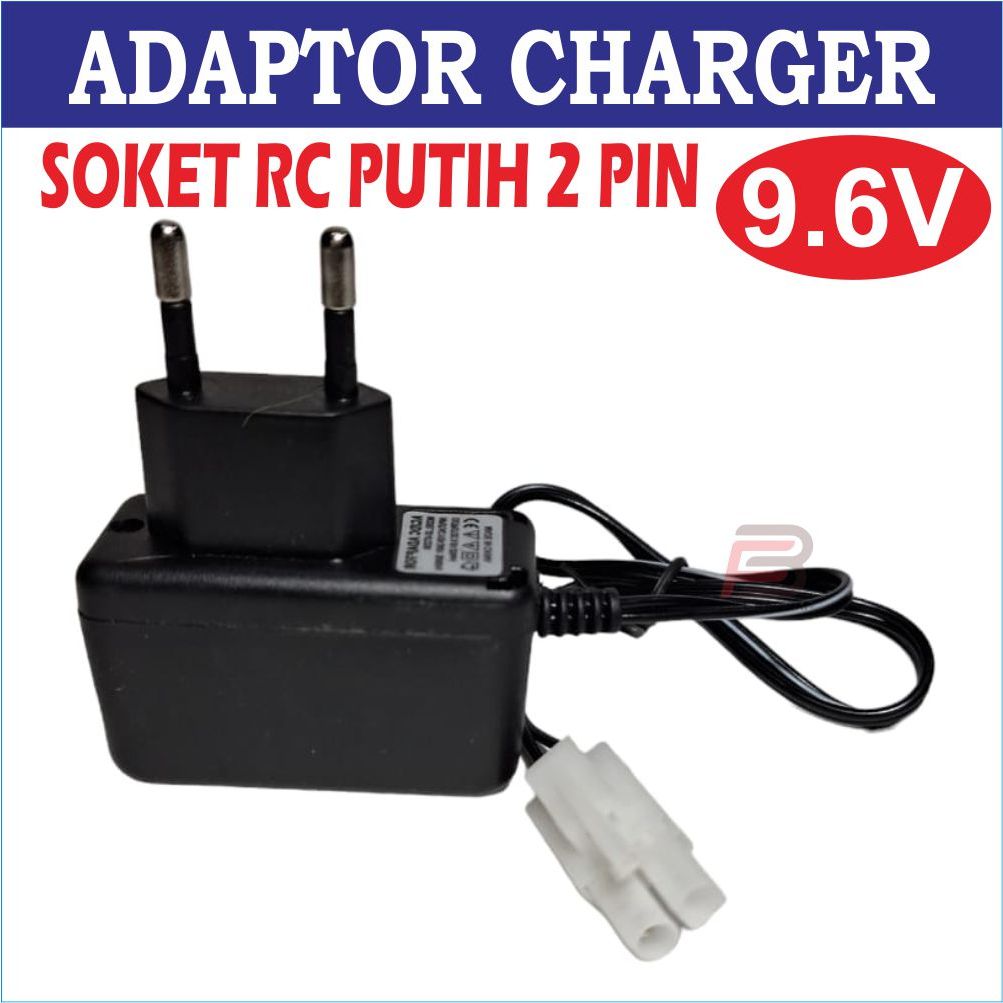Jual Adaptor Charger Mainan Anak RC 3.7v sampai 9.6v - 250mA Soket RC ...