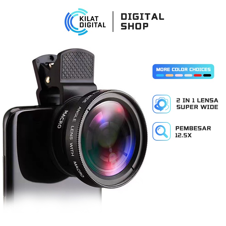Jual Jh Lensa Super Wide Angle Lens Macro Smartphone Aksesoris Lensa ...