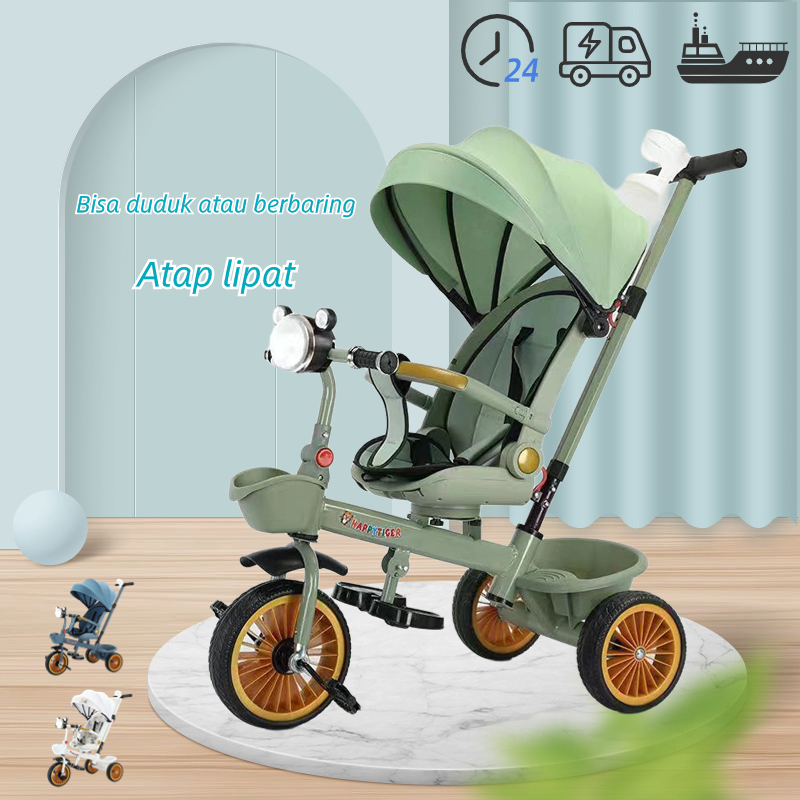 Jual YAHAA Sepeda roda tiga anak 1 tahun sepeda roda 3 bayi tricycle ...