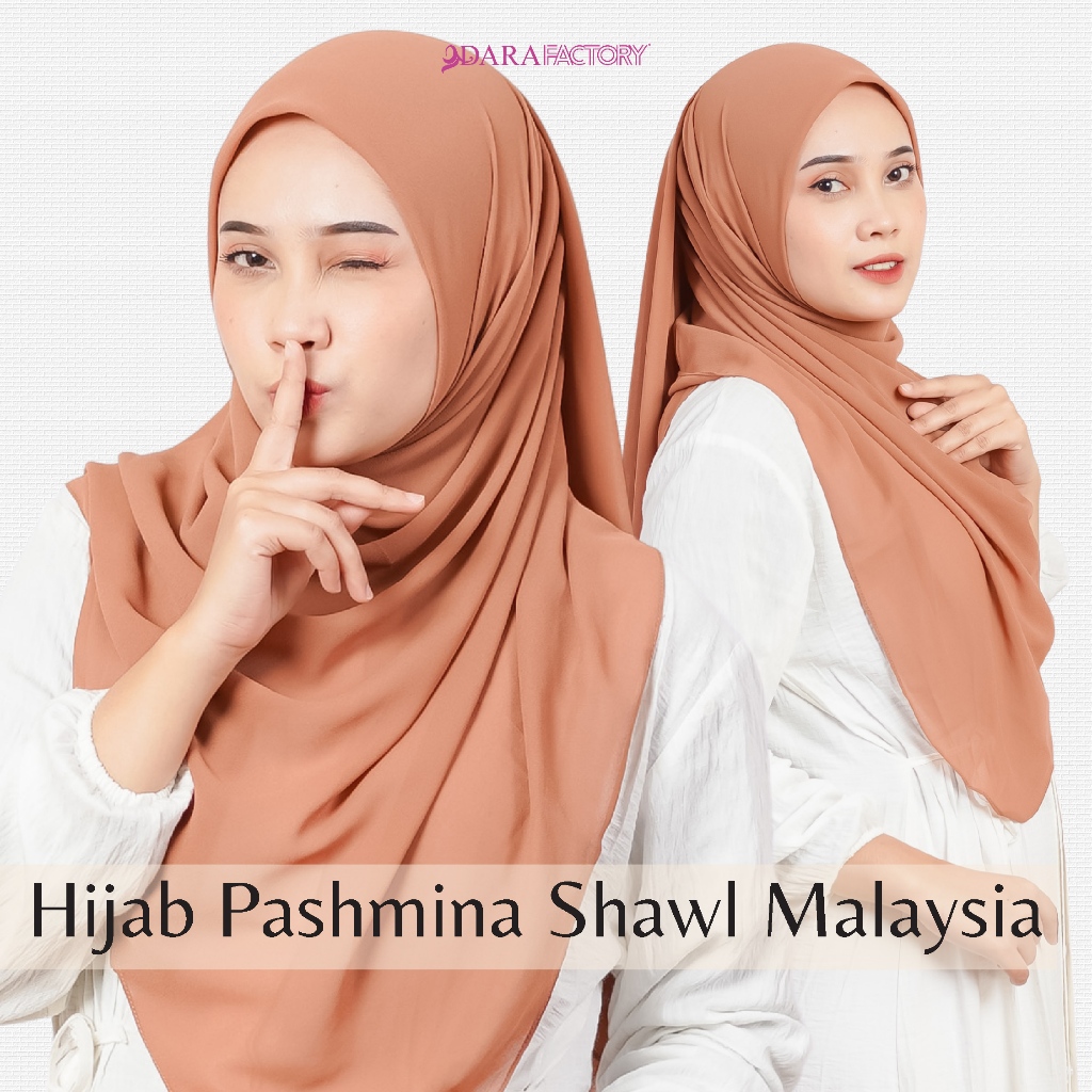 Jual DaraFactory Hijab Pashmina Shawl Malaysia Pasmina Cerutti