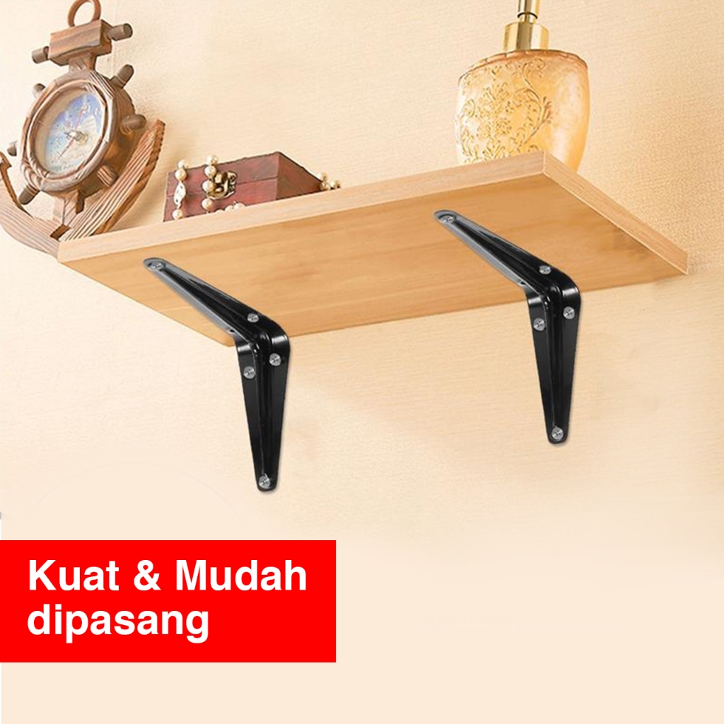 Jual Kenmaster Siku Rak 12 X 14 Inch - 1 set isi 2 PCS / Siku Penyangga ...
