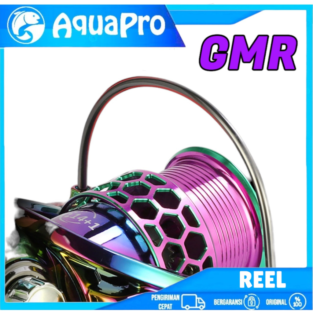 Jual Reel pancing Spinning Reel Fishing Reel Drag 25kg GMR 1000 7000 ...