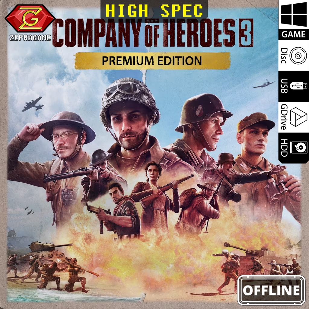 Jual COMPANY OF HEROES 3 Premium Edition PC Full Version Games PC Laptop |  Shopee Indonesia