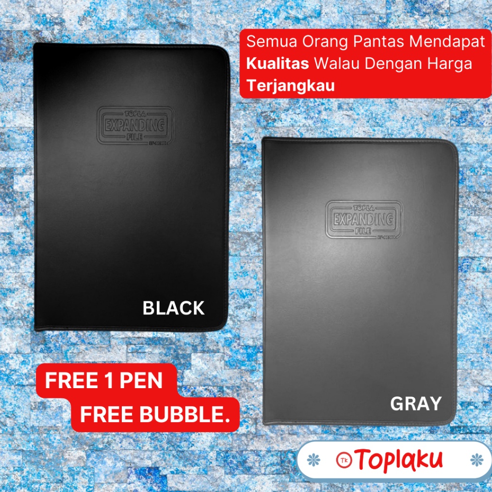 Jual Terbaru Map Expanding File Dokumen Keeper Kulit F4 13 Sekat ...