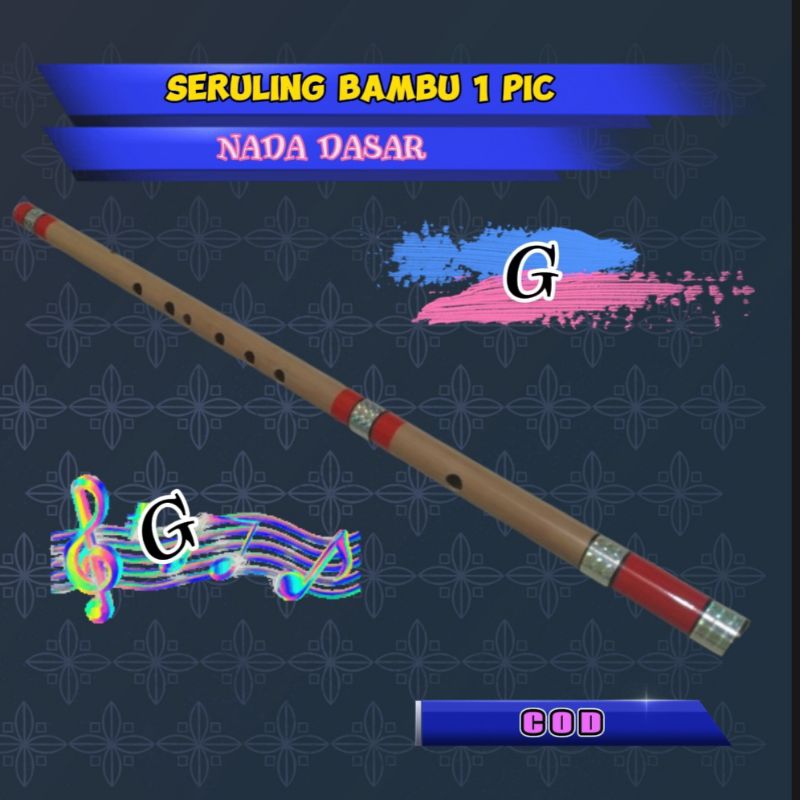 Jual alat musik Seruling dangdut nada G kecil | Shopee Indonesia