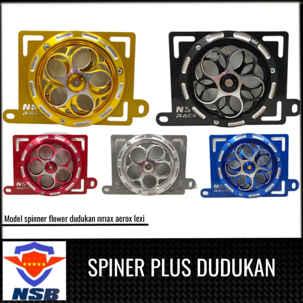 Jual breket spinner radiator nsb set spinner model kembang flower full ...